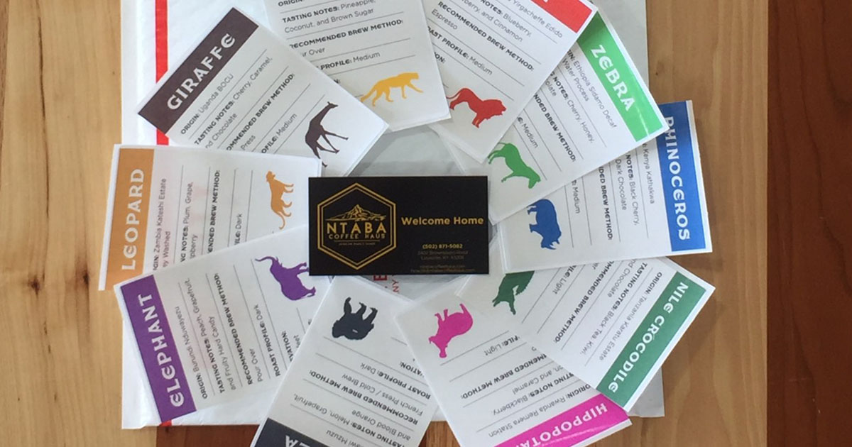 Menu - Ntaba Coffee Haus